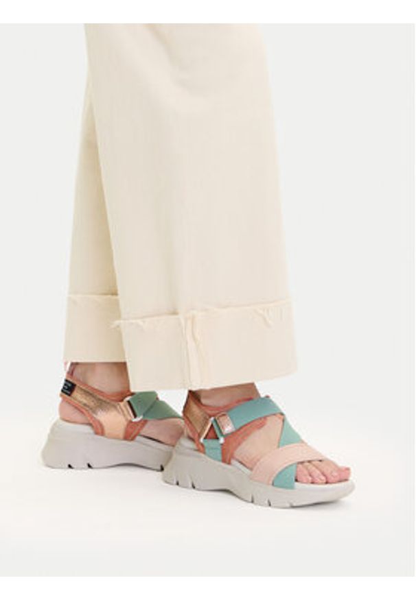 Hispanitas Sandały Dakar HV254007 Kolorowy. Materiał: skóra. Wzór: kolorowy