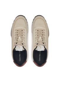 Calvin Klein Jeans Sneakersy YM0YM01263 Beżowy. Kolor: beżowy. Materiał: materiał #5