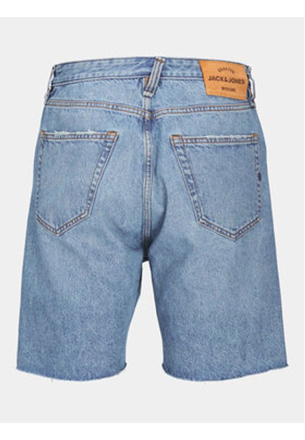 Jack & Jones - Jack&Jones Szorty jeansowe Tony Cooper 12255116 Niebieski Loose Fit. Kolor: niebieski. Materiał: bawełna