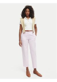 TOMMY HILFIGER - Tommy Hilfiger Chinosy WW0WW49647 Fioletowy jasny Slim Fit. Kolor: fioletowy. Materiał: bawełna #5