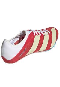 Adidas - Buty kolce adidas Sprintstar M GY3537 czerwone. Zapięcie: sznurówki. Kolor: czerwony. Materiał: materiał