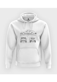 MegaKoszulki - Bluza z kapturem Porsche drawing. Typ kołnierza: kaptur #1