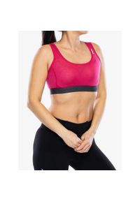 SENSOR - Biustonosz termoaktywny Sensor Merino Active Bra. Kolor: różowy