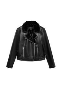 Vero Moda Kurtka z imitacji skóry Hailey 10250405 Czarny Regular Fit. Kolor: czarny. Materiał: skóra #4