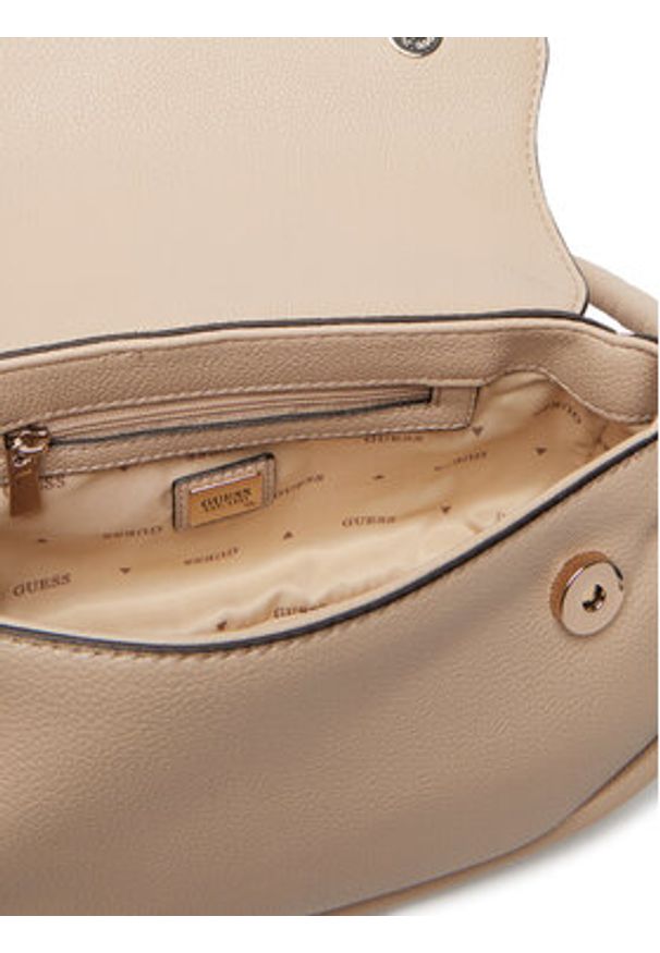 Guess Torebka Danya HWBG99 18190 Beżowy ciemny. Kolor: beżowy. Materiał: skórzane