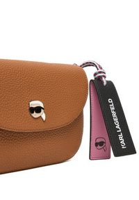 Karl Lagerfeld - KARL LAGERFELD Torebka A4W30008 Brązowy. Kolor: brązowy. Materiał: skórzane #3