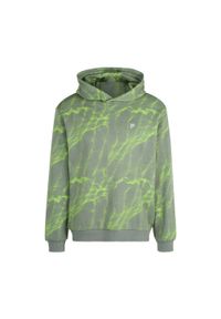 Fila - Bluza męska FILA Redford AOP Hoody. Kolor: zielony