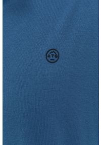 Wrangler - Bluza ATG. Okazja: na co dzień. Kolor: niebieski. Materiał: materiał, dzianina. Długość: krótkie. Wzór: gładki. Styl: casual #2
