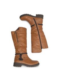 Rieker Kozaki Z4758-24 Brązowy. Kolor: brązowy. Materiał: syntetyk #7