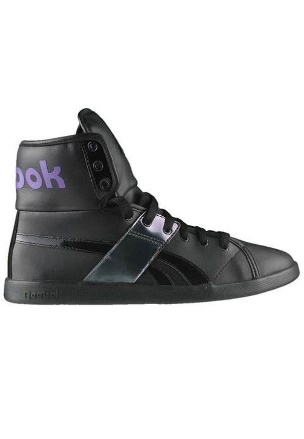 Buty do chodzenia damskie Reebok Top Down. Wysokość cholewki: za kostkę. Zapięcie: sznurówki. Kolor: fioletowy, czarny, wielokolorowy. Materiał: materiał, skóra. Szerokość cholewki: normalna. Sport: turystyka piesza