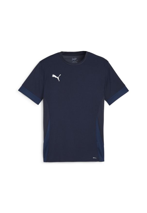 Koszulka Puma TeamGoal. Kolor: niebieski, wielokolorowy, biały. Sport: piłka nożna