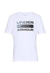 Koszulka męska Under Armour Team Issue Wordmark SS. Kolor: biały