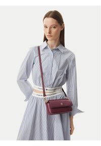 TOMMY HILFIGER - Tommy Hilfiger Torebka Th Icon Camera Bag AW0AW18721 Bordowy. Kolor: czerwony. Materiał: skórzane #1