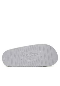 Pepe Jeans Klapki Beach Slidemet PLS70165 Srebrny. Kolor: srebrny #5