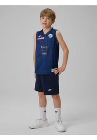 4f - 4F Koszulka meczowa replika wyjazdowa z sezonu 2025/26 dziecięca 4F x Isands Wichoś Jelenia Góra - granatowa 146/152 (10-12 lat). Kolor: niebieski. Materiał: materiał. Długość: długie. Wzór: nadruk. Sezon: lato. Sport: fitness #2