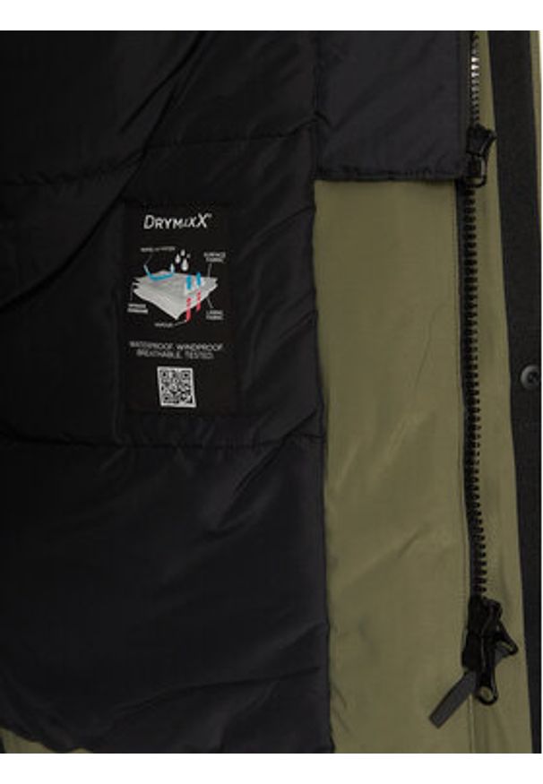 Halti Kurtka zimowa Bergga 065-0426 Zielony Relaxed Fit. Kolor: zielony. Materiał: syntetyk. Sezon: zima