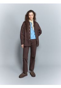 Reserved - Jeansy straight fit - dark grey jeans