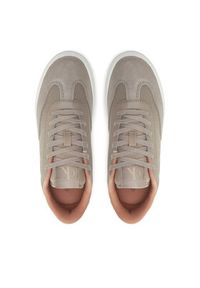 Calvin Klein Jeans Sneakersy Classic Cupsole Low Mix Mg Wn YW0YW01636 Beżowy. Kolor: beżowy. Materiał: materiał