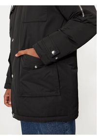 Karl Lagerfeld - KARL LAGERFELD Parka 455003 544515 Czarny Regular Fit. Typ kołnierza: dekolt w karo. Kolor: czarny. Materiał: syntetyk, bawełna #5