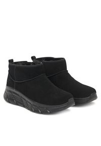 skechers - Skechers Śniegowce Bobs B Flex Hi 117390/BBK Czarny. Kolor: czarny. Materiał: zamsz, skóra #5