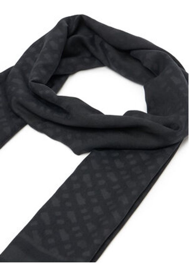 BOSS Szal Maddyson 50545663 Czarny. Kolor: czarny. Materiał: jedwab