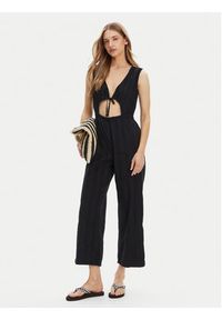 Roxy Kombinezon ERJX603446 Czarny Regular Fit. Kolor: czarny. Materiał: bawełna #5