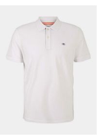 Tom Tailor Polo 1027713 Biały Regular Fit. Typ kołnierza: polo. Kolor: biały. Materiał: bawełna #4