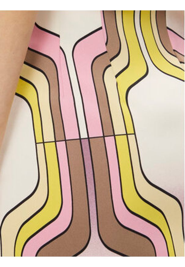 Marella Spódnica trapezowa Driade 2413101013 Kolorowy Regular Fit. Materiał: syntetyk. Wzór: kolorowy