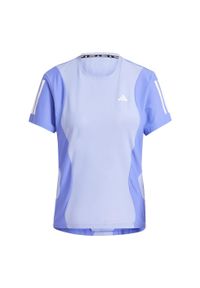 Adidas - Koszulka AEROREADY. Kolor: niebieski. Materiał: materiał #2