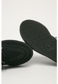 Altercore - Półbuty Ered Vege. Nosek buta: okrągły. Zapięcie: sznurówki. Kolor: czarny. Materiał: syntetyk, materiał, skóra ekologiczna, zamsz. Szerokość cholewki: normalna. Obcas: na obcasie. Wysokość obcasa: średni #4