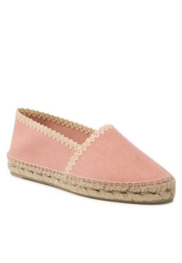 Castañer Espadryle Kellen/002 023027-817 Różowy. Kolor: różowy. Materiał: skóra