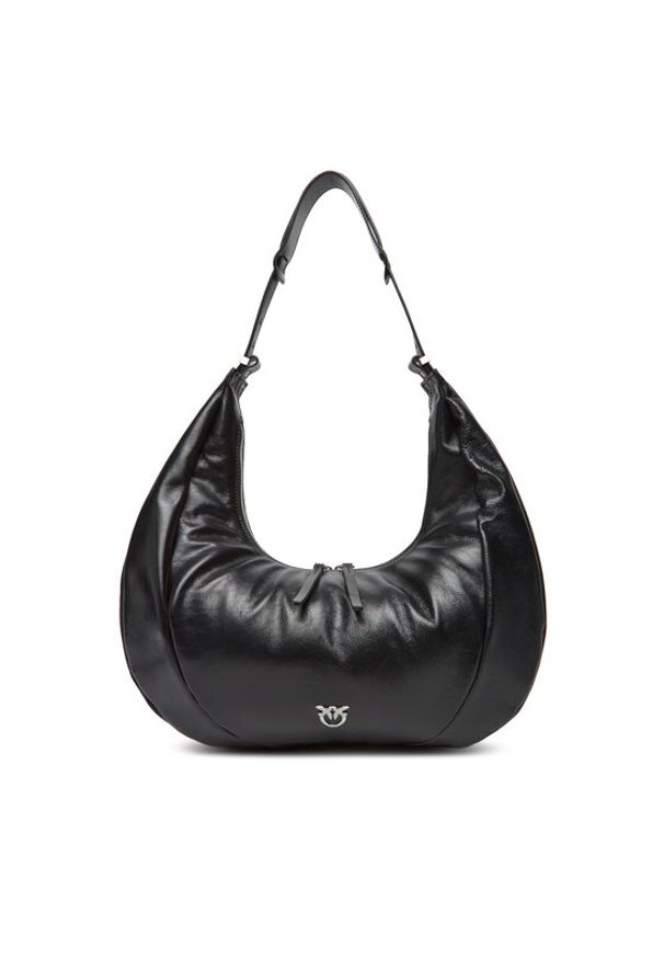 Pinko - PINKO Torebka Slouchy Hobo Big PE 25 PLTT 104295 A29J Czarny. Kolor: czarny. Materiał: skórzane