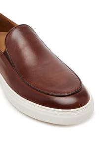 Emporio Armani Półbuty X4Y007 XF849 00257 Brązowy. Kolor: brązowy. Materiał: lakier, skóra #5