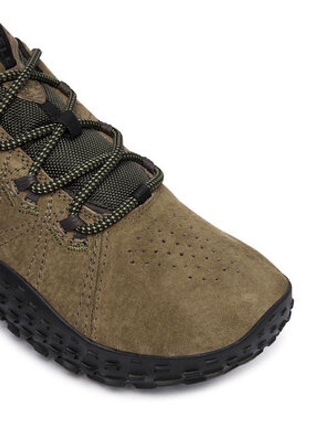 Merrell Trekkingi Wrapt J5006861 Zielony. Kolor: zielony. Materiał: skóra, zamsz. Sport: turystyka piesza