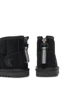 Calvin Klein Jeans Śniegowce Fur Boot V3A5-81036-0187 M Czarny. Kolor: czarny. Materiał: skóra, zamsz