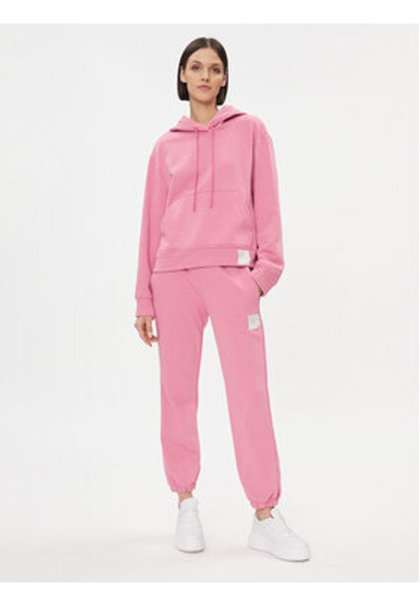 Please Bluza F0HPBUT000 Różowy Regular Fit. Kolor: różowy. Materiał: bawełna