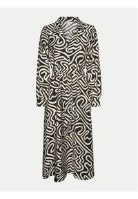 Vero Moda Sukienka koszulowa Vigdis 10323267 Czarny Regular Fit. Kolor: czarny. Materiał: wiskoza. Typ sukienki: koszulowe #6