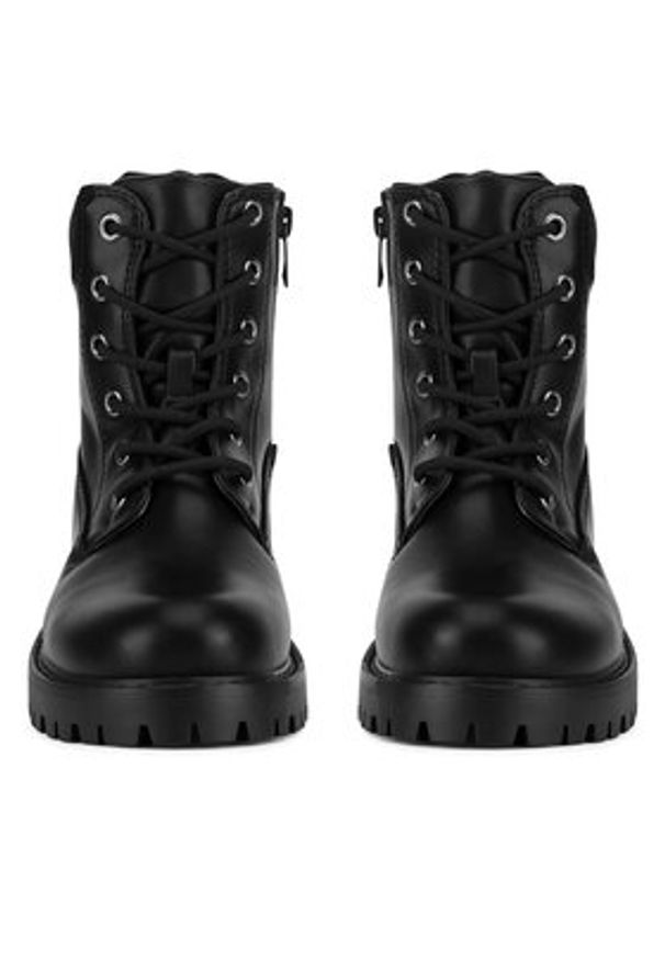 Clara Barson Trzewiki WS5628-10 Czarny. Kolor: czarny. Materiał: materiał