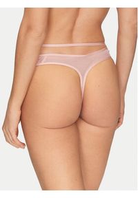 Hunkemöller Komplet stringów 301423 Różowy. Kolor: różowy. Materiał: syntetyk
