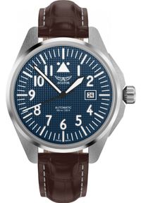 AVIATOR - Zegarek Aviator Zegarek męski Aviator V.3.39.0.334.4 brązowy. Kolor: brązowy #1