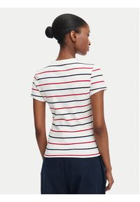 Tommy Jeans T-Shirt Essential DW0DW17383 Biały Slim Fit. Kolor: biały. Materiał: bawełna #2