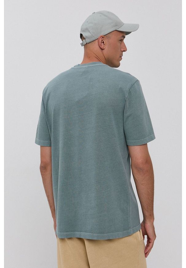 Reebok Classic - T-shirt bawełniany. Okazja: na co dzień. Kolor: niebieski. Materiał: bawełna. Wzór: gładki. Styl: casual