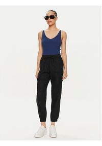 only - ONLY Spodnie dresowe Caro 15310987 Czarny Cargo Fit. Kolor: czarny. Materiał: wiskoza, len #7