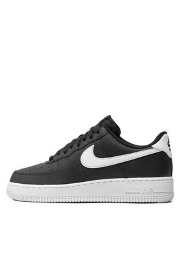 Nike Sneakersy Air Force 1 '07 CT2302 Czarny. Kolor: czarny. Materiał: skóra. Model: Nike Air Force