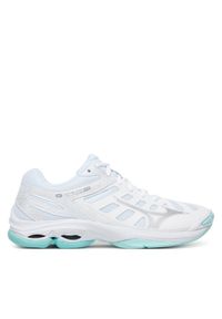Buty halowe Mizuno. Kolor: biały. Model: Mizuno Wave