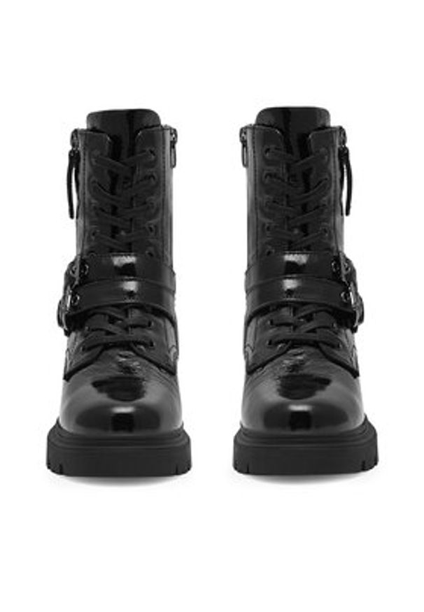 Sergio Bardi Trzewiki EST-C1009-02SB Czarny. Kolor: czarny. Materiał: skóra, syntetyk