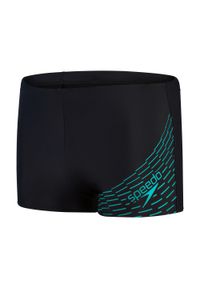 Bokserki kąpielowe męskie Speedo Medley Logo Aquashort. Kolor: niebieski #1