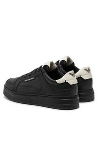 Emporio Armani Sneakersy X4X568 XN162 U066 Czarny. Kolor: czarny. Materiał: skóra