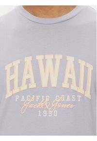 Jack & Jones - Jack&Jones T-Shirt Detroit 12268441 Fioletowy Relaxed Fit. Kolor: fioletowy. Materiał: bawełna #5
