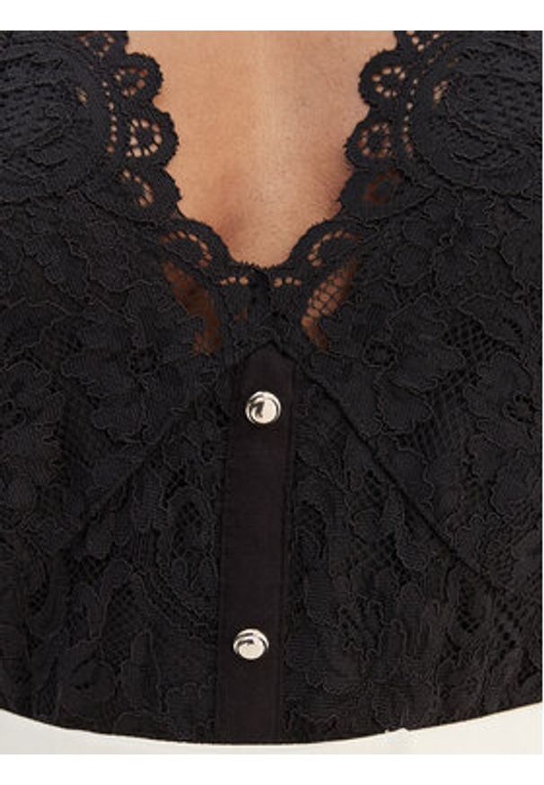 Morgan Body 261-TPLAZA Czarny Slim Fit. Kolor: czarny. Materiał: syntetyk